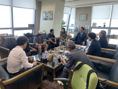 한중 风华秋实文化传媒有限公司(풍화추실문화미디어유한공사) 빛마루 방송지원센터 견학